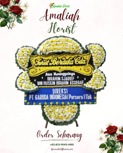 Papan Bunga Duka di Pulomerak