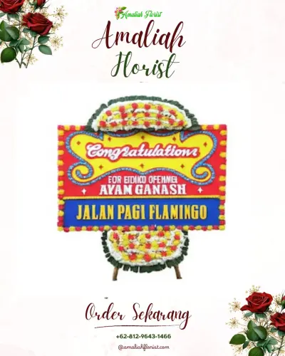 Bunga Papan Congratulation di Pulomerak